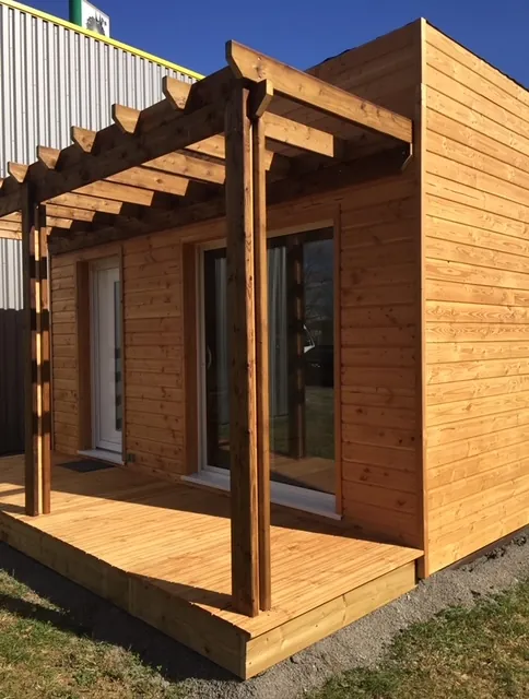 Cube Ossature Bois Kit studio de jardin 20 m², 20 m²