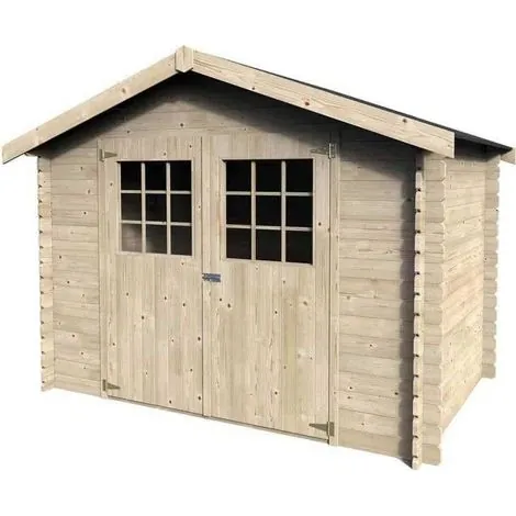 Décor et Jardin Abri 7,42 m² (28 mm), 7,4 m²
