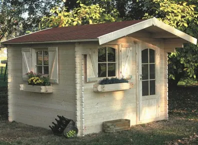 France Abris de jardin madrier 7,4 m²