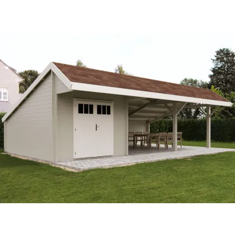 France Abris grange bois 49,5 m²