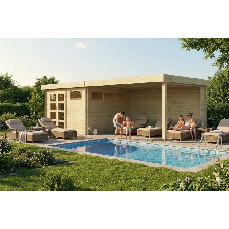 Gardenas Pool house 22 m², 22 m²