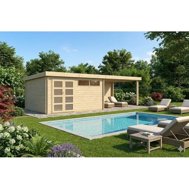 Gardenas Pool house 30 m²