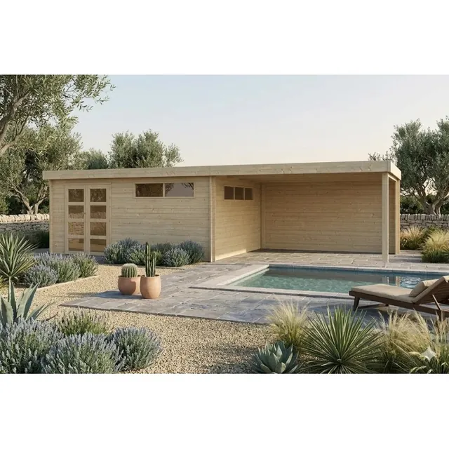 Gardenas Pool house 35 m²