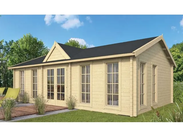 Jardin et Chalet Dune 38,2 m²