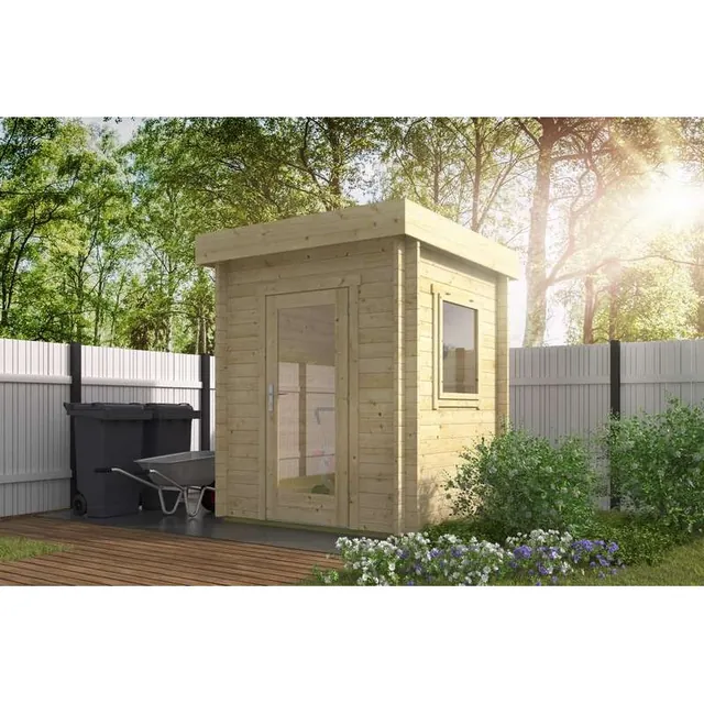 Jardin et Chalet Fabrice 4 m² toit plat
