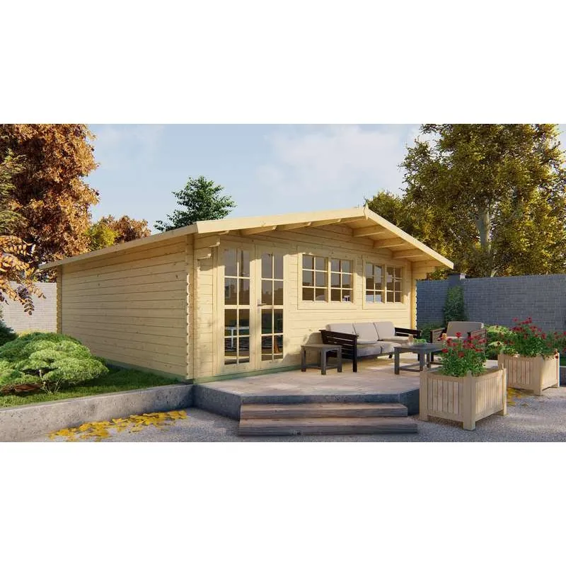 Jardin et Chalet Franck 36 m², 36 m²