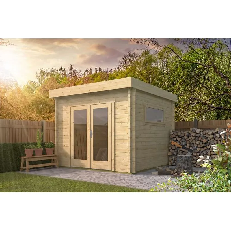 Jardin et Chalet Jeane 9 m² toit plat, 9 m²