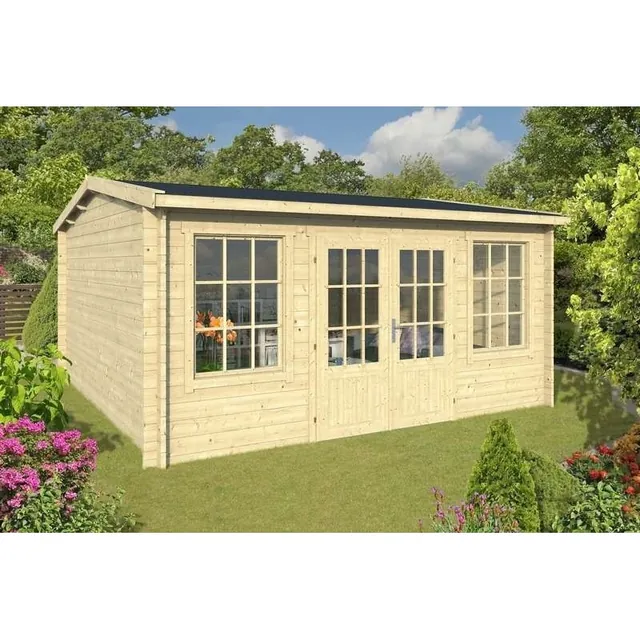 Jardin et Chalet Megane 20 m²