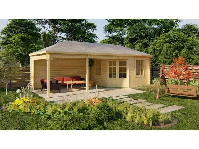 Tuindeco Pavia pool house 25 m²